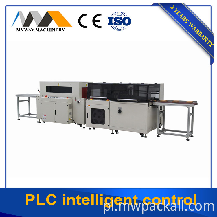 Automatyczne opakowanie tunelowe Owijanie rur Opakowania folii poliolefinowej PVC Cięcie rurki cieplnej Maszyna do pakowania w folię termokurczliwą